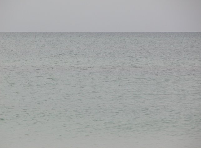 The spot 840 m out in the water