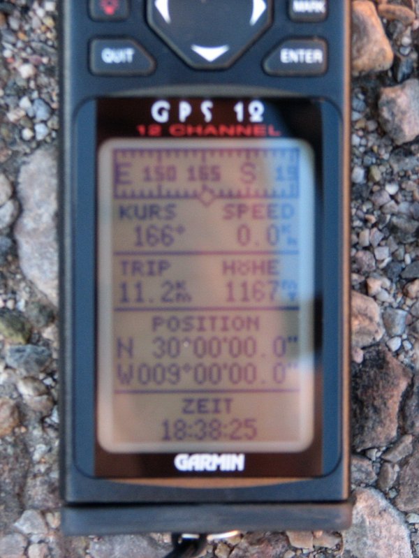 GPS display