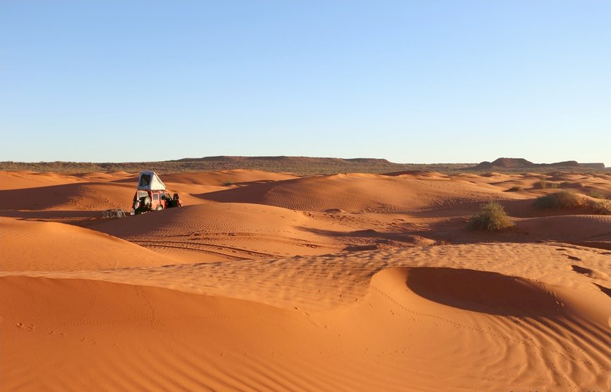 Beautiful landscape Chott Tigri SE of this spot close to the Algerian border