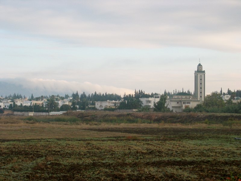 Suburban area around the confluence point