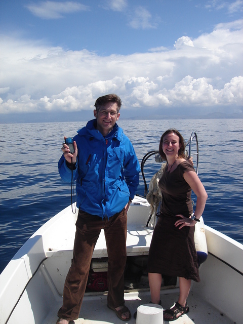 Philipp and Katharina at the confluence