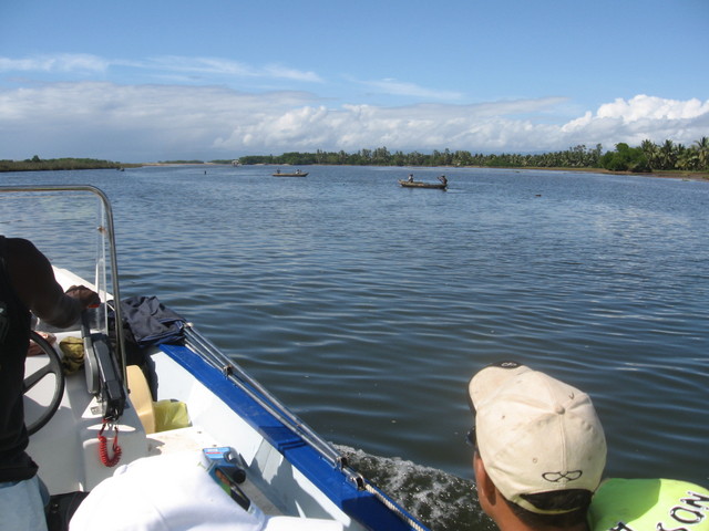 Leaving the harbour