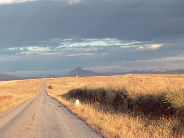 Back on the Route Nationale 1 towards the old volcanoes of Ampefy