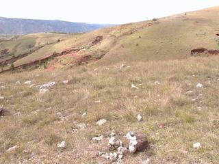#1: Confluence point on top of a hill, facing S