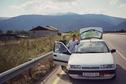 #4: anna and daniel beside the car