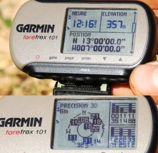 GPS with coordinates