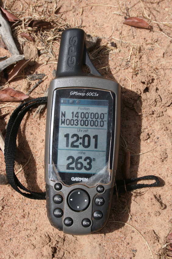 GPS on the sabkha ground