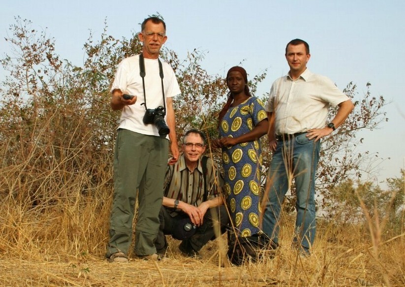 Our team: Leo, Frans, Oumou, and Jean-Luc (left to right)