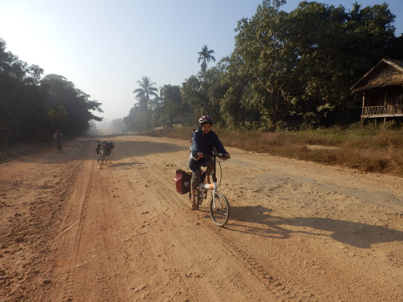 Riding on the National Highway No.8