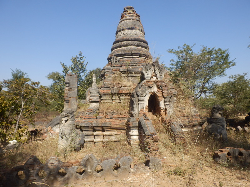 Ancient temple in 450 m distance