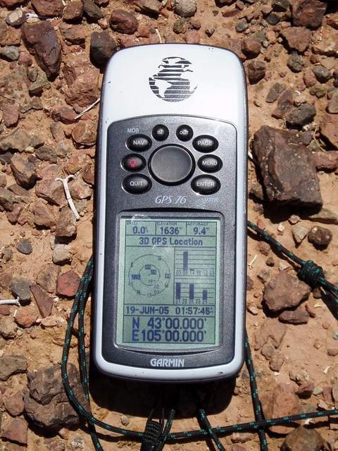 GPS at 43N 105E