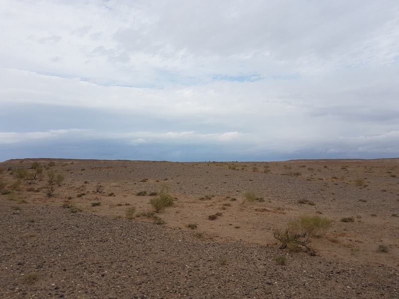 View North - clouds on Mount Yihe Bayan Uula