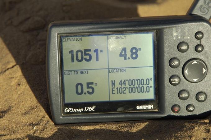 GPS screen
