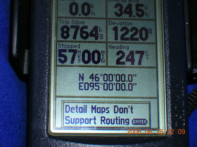 GPS reading