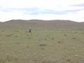 #6: My motorcycle near earth road, view from the confluence