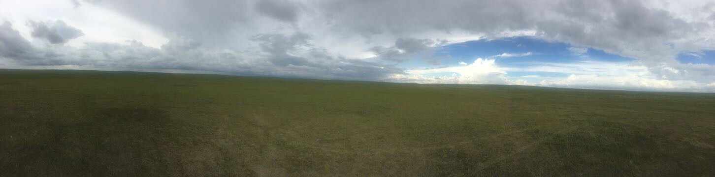 The confluence from a distance