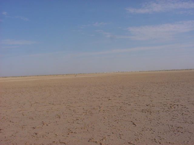 Looking northeast toward the city of Nouakchott