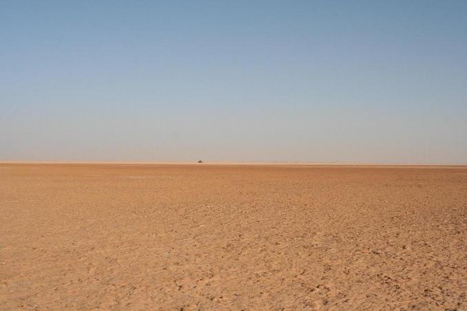 The view looking north