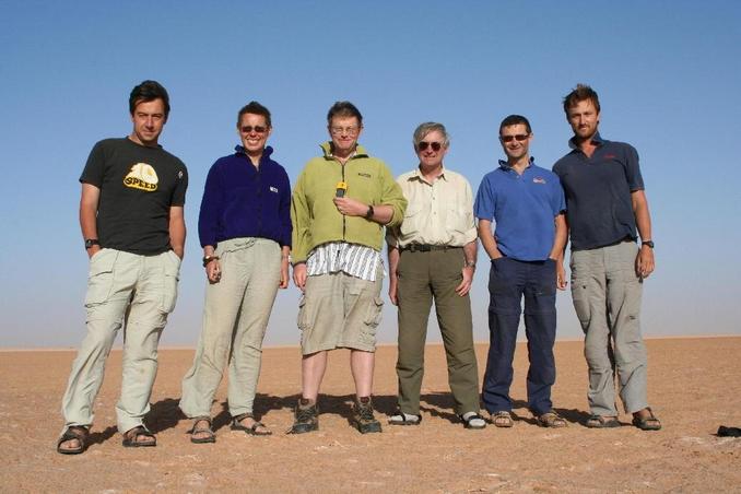 The team (Jim, Annette, David, Barry, Paul & Jez)