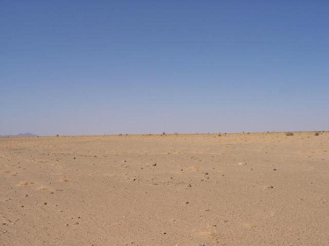 Looking west