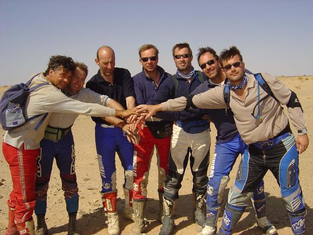 7 friends on the confluence point