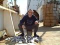 #4: Captain Peter loading fish from a Russian trawler in direct transshipment