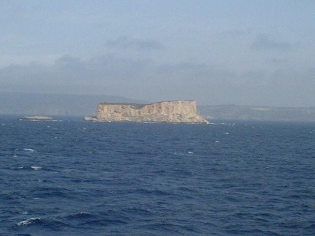 The small rock of Filfla SW of Malta
