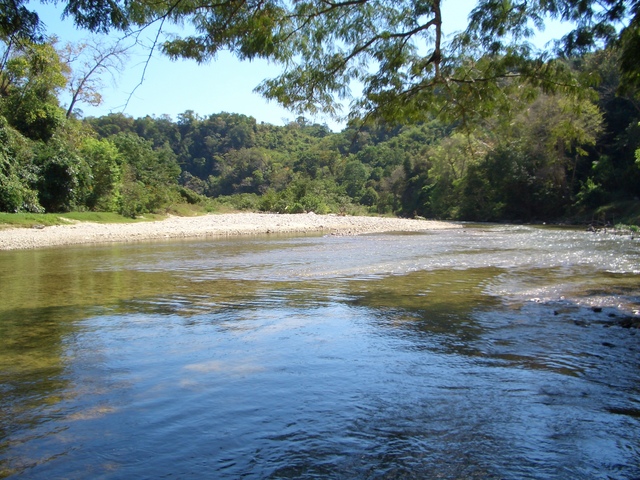 Aproaching along the river #1