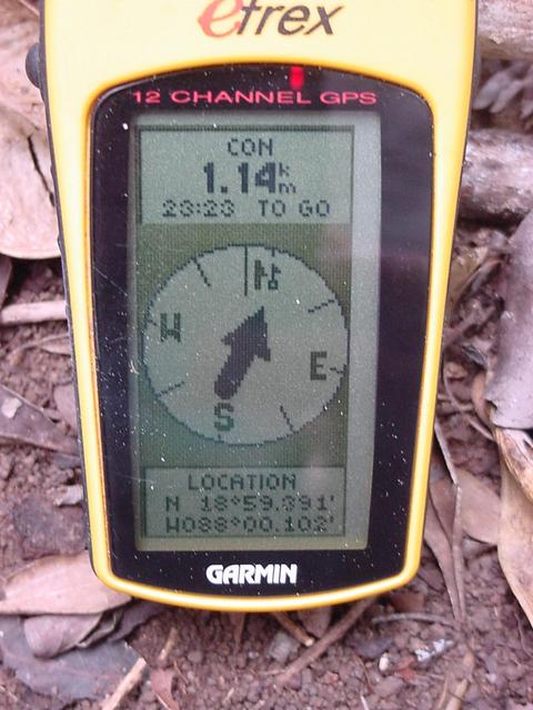 GPS Showing Lat&Lon