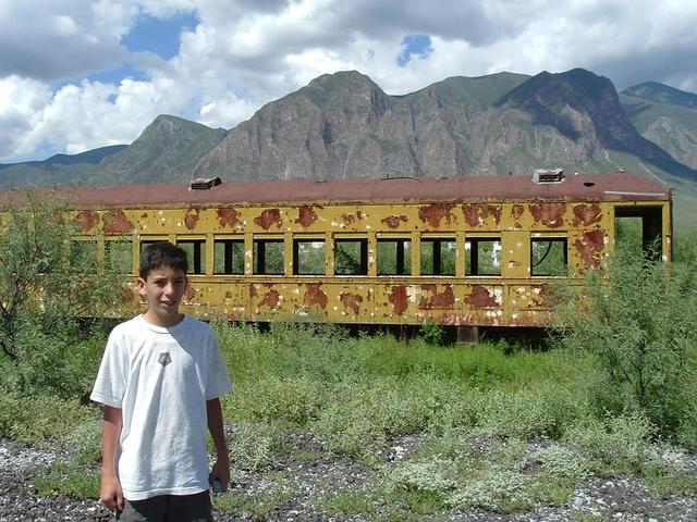 Explorer beta at abandoned train