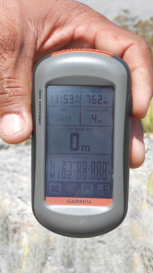 GPS marcando ceros. GPS proof