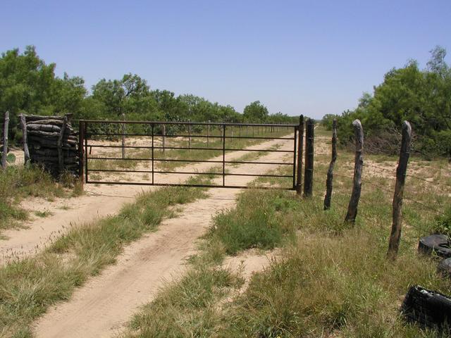 Luckily, the owners arrived to let us through the gate.