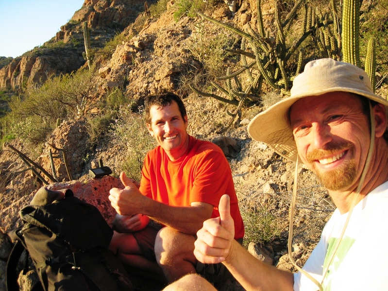 Sean and Bob at the confluence