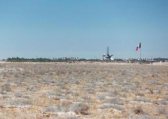 #1: View west, confluence in foreground