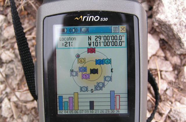 GPS en N29W101