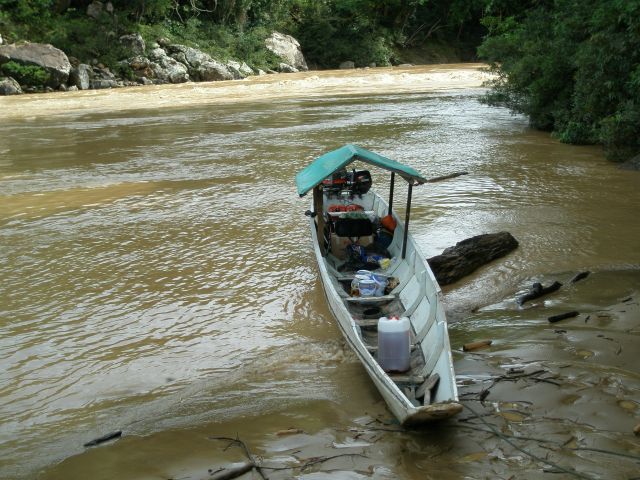 Traveling by longboat