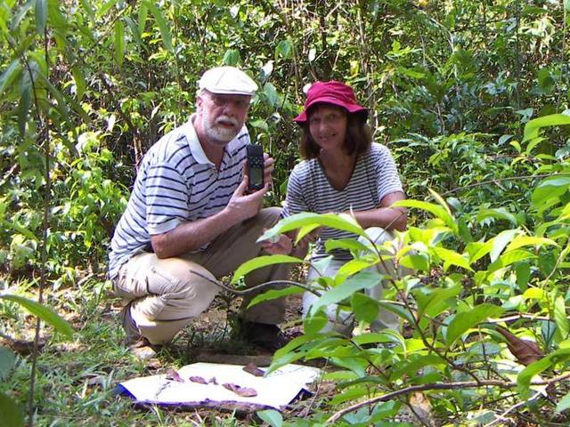 Dagmar and Karl at the confluence