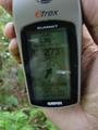 #2: Garmin eTrex Summit showing the coordinates