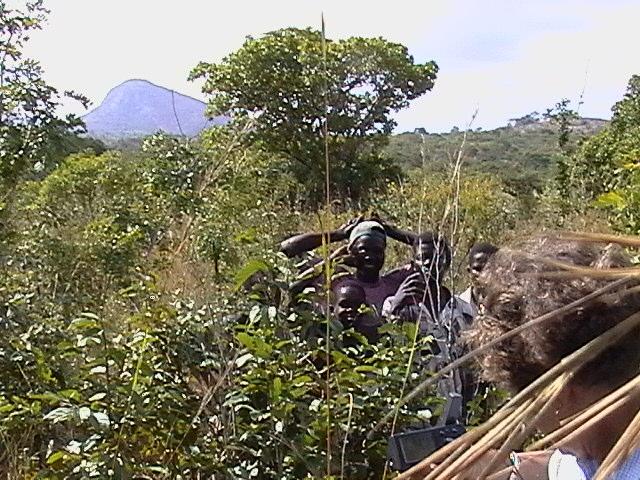 Facing North from the spot with some locals enjoying the happening