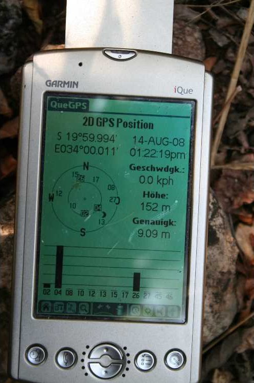 GPS reading