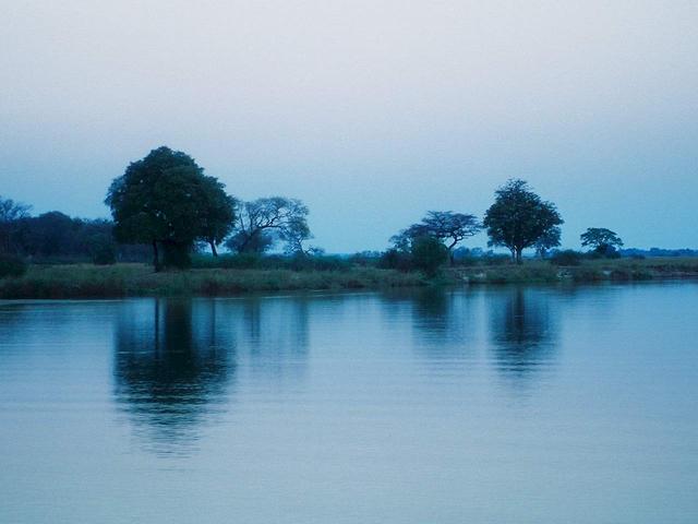 Kavango River at dusk