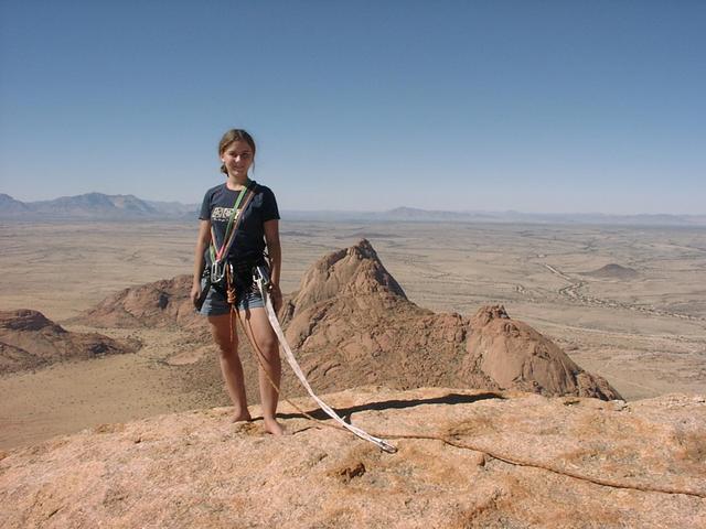 Spitzkuppe summit with the Pondoks in the background