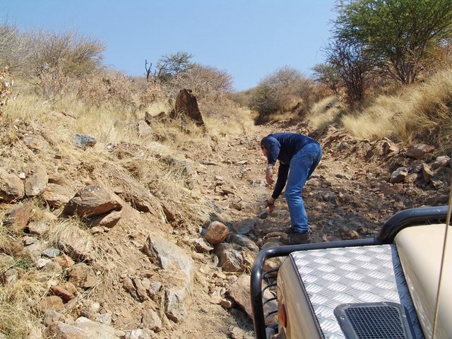 Packing the road