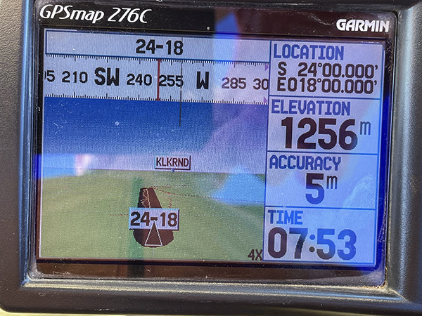 GPS reading