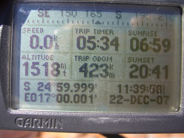 GPS reading