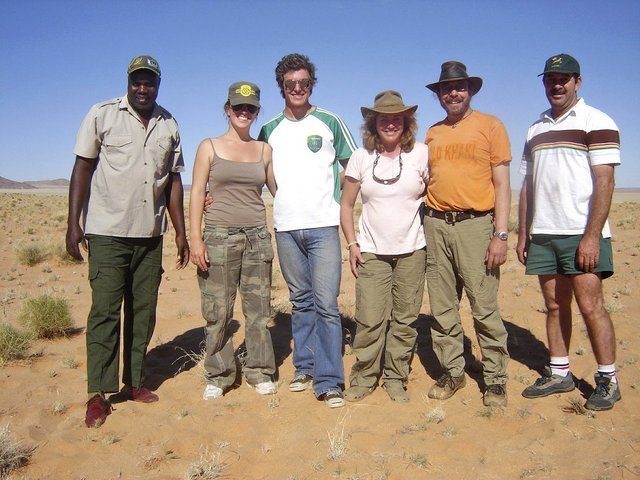 Francis, Kerry, Eamon, Renate, Brian, and Wynand