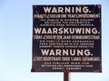 #12: Original Sperrgebiet sign