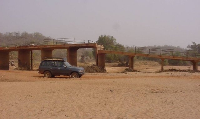 The bridge that keeps Tamou cut off from the world