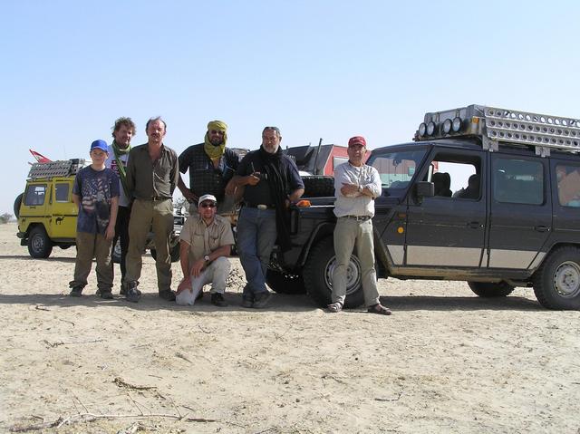 From left to right: Michael, Wolfgang, Markus, Helmut, Herwig, Walter, und Ludwig