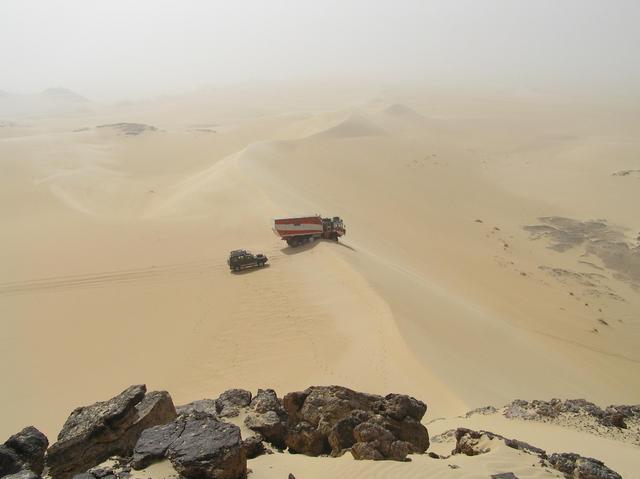 Crossing dunes